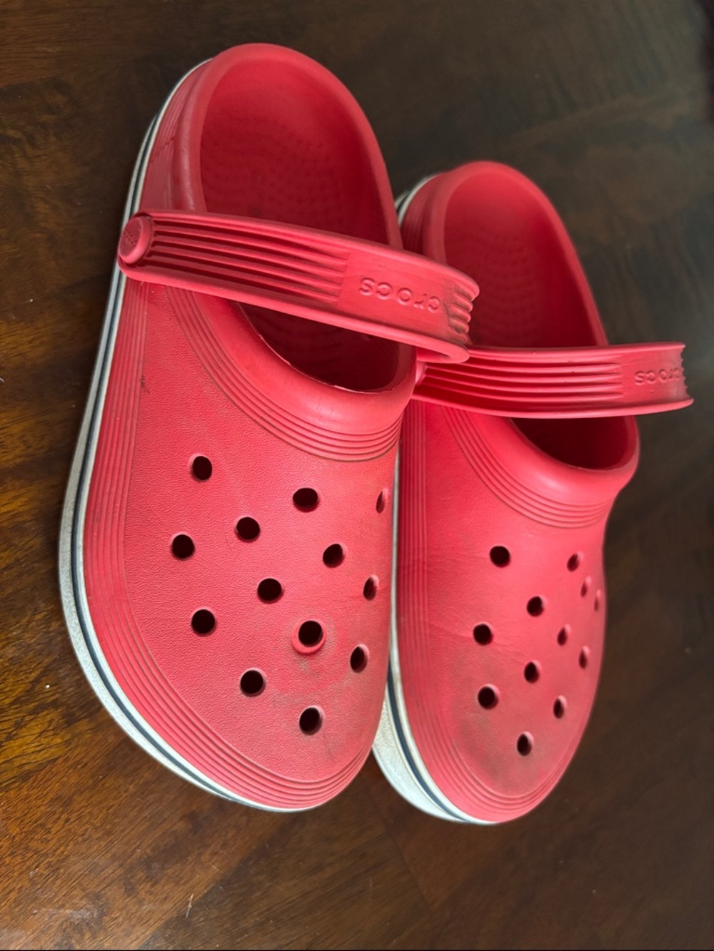 Kids Classic Crocs Sandals in Red